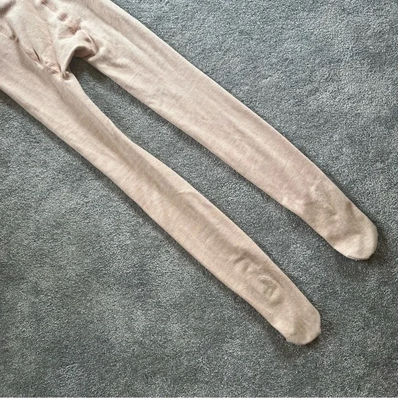 Romastory Women's light pink winter warm fleece lined tights leggings, Size S-M - Picture 9 of 12